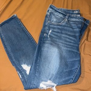 American Eagle Next Level Stretch distressed skinny jeans